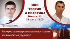 МКБ: теория и практика. Выпуск №13. Антикристаллизационная активность мочи: как измерить и улучшить?