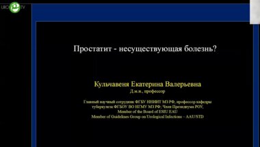 Кульчавеня Е.В. - Простатит - несуществующая болезнь?
