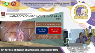 Секция 3. Эндовидеохирургия в детской урологии. III часть