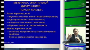 Винаров А.З. - Современные подходы к медикаментозному лечению эректильной дисфункции