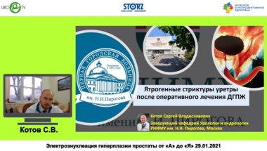 Котов С.В. - Рубцовые осложнения эндоскопической энуклеации гиперплазии простаты и их коррекция