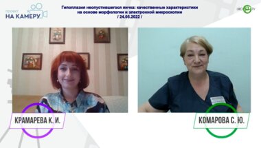 Комарова С.Ю. - Гипоплазия неопустившегося яичка: качественные характеристики на основе морфологии и электронной микроскопии