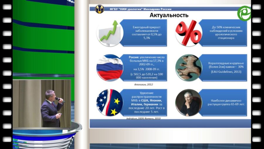 Жуков О.Б. - Рациональное использование лучевых методов визуализации в диагностике и лечении больных с коралловидным нефролитиазом