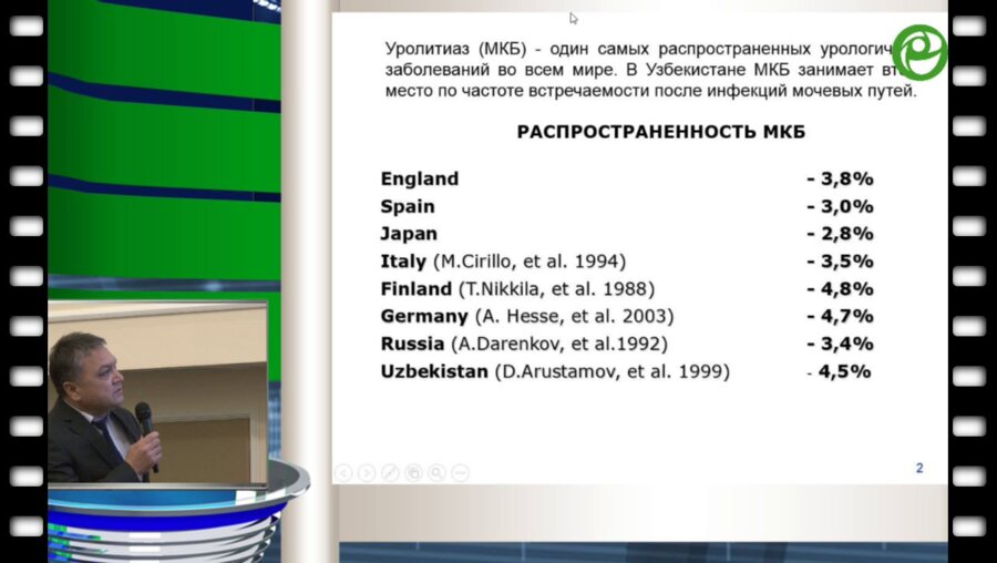 Акилов Ф.А. - Наш опыт перкутанной нефролитотрипсии при коралловидных и множественных камнях почек