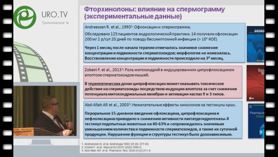 Захаренко А.Г. - Влияние антибиотиков для лечения хронического бактериального простатита на ДНК сперматозоидов