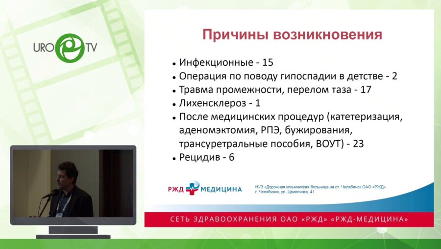 Орлов В.А. - Наш опыт лечения стриктур уретры