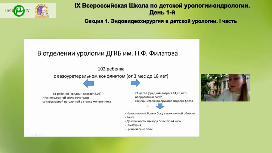 Агеева Н.А. - Выбор тактики хирургического лечения гидронефроза с аберрантным сосудом