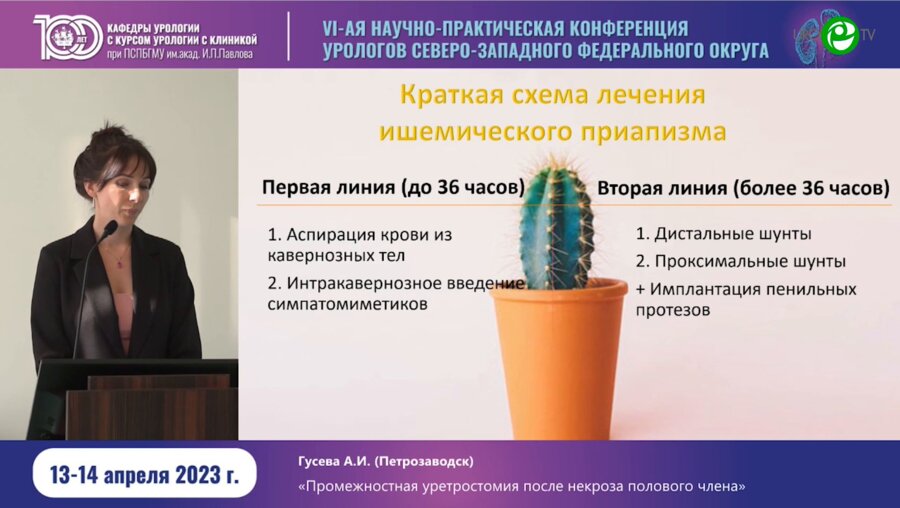 Гусева А.И. - Промежностная уретростомия после некроза полового члена