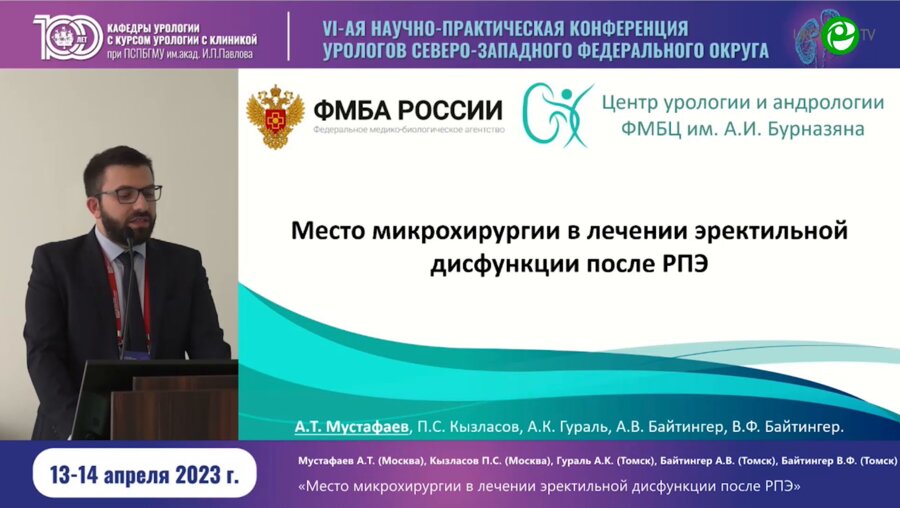Мустафаев А.Т. - Место микрохирургии в лечении ЭД после РПЭ