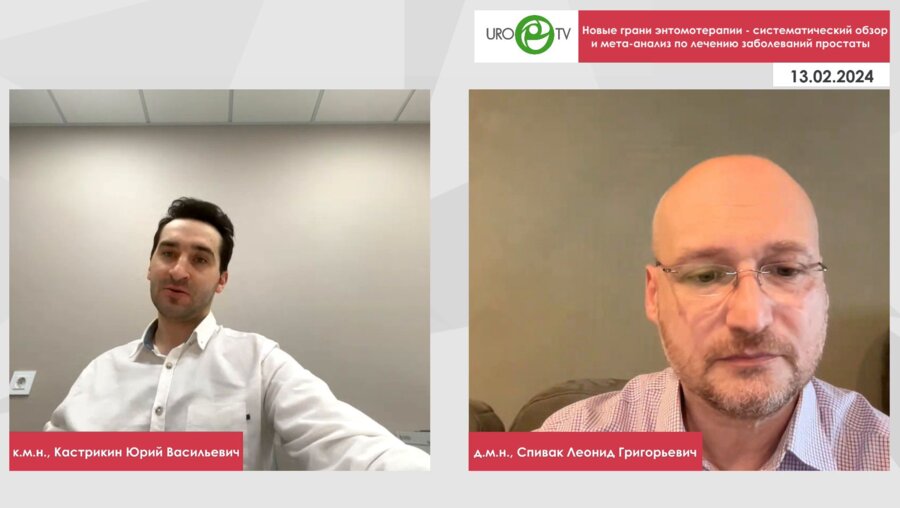 Спивак Л.Г. - Новые грани энтомотерапии - систематический обзор и мета-анализ по лечению заболеваний простаты