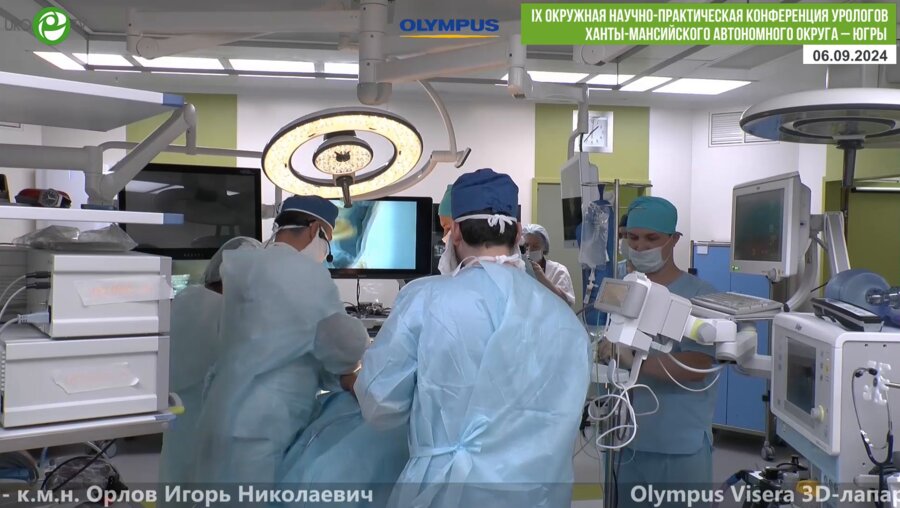 Орлов И.Н. - Olympus Visera 3D - Лапароскопическая адэномэктомия