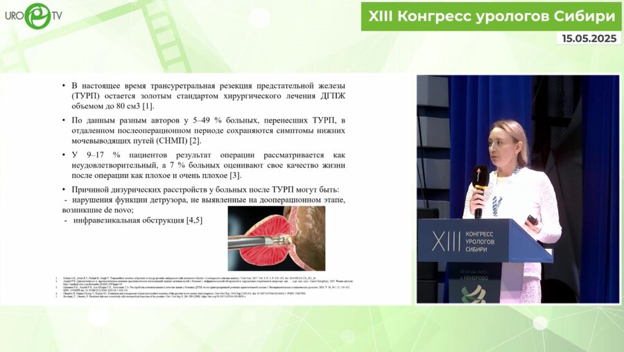 Алексеева Е.А. - Варианты нарушений мочеиспускания после оперативных вмешательств на предстательной железе