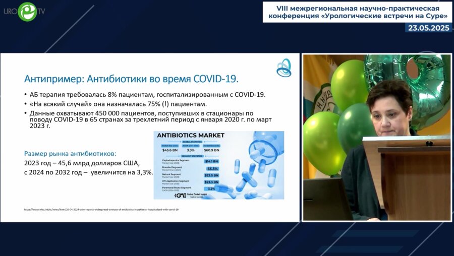 Шадеркина В.А. - «Окно возможностей» в лечении ИМП