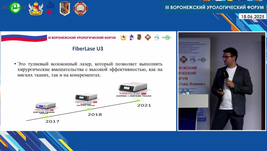 Самофалов И.И. - Опыт применения тулиевого лазера Fiberlase U3 на базе урологического отделения БСМП №10