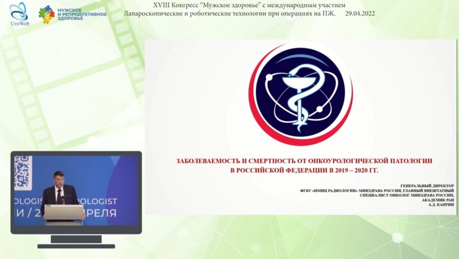 Каприн А.Д. - Заболеваемость и смертность от онкоурологической патологии в РФ в 2019-2020 гг.